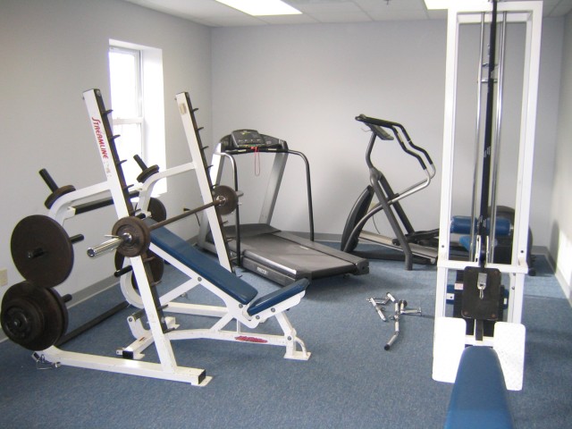 The weight room at new Station 2