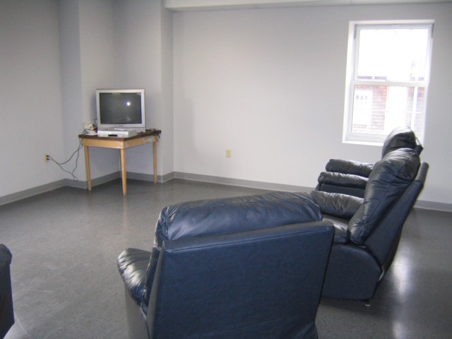 The TV room at new Station 2