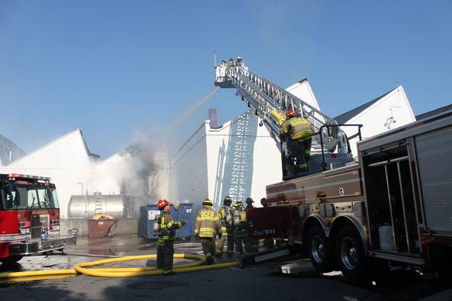 DCFD Provides Mutual Aid to Bradford Fire Department for Fire at BDA ...